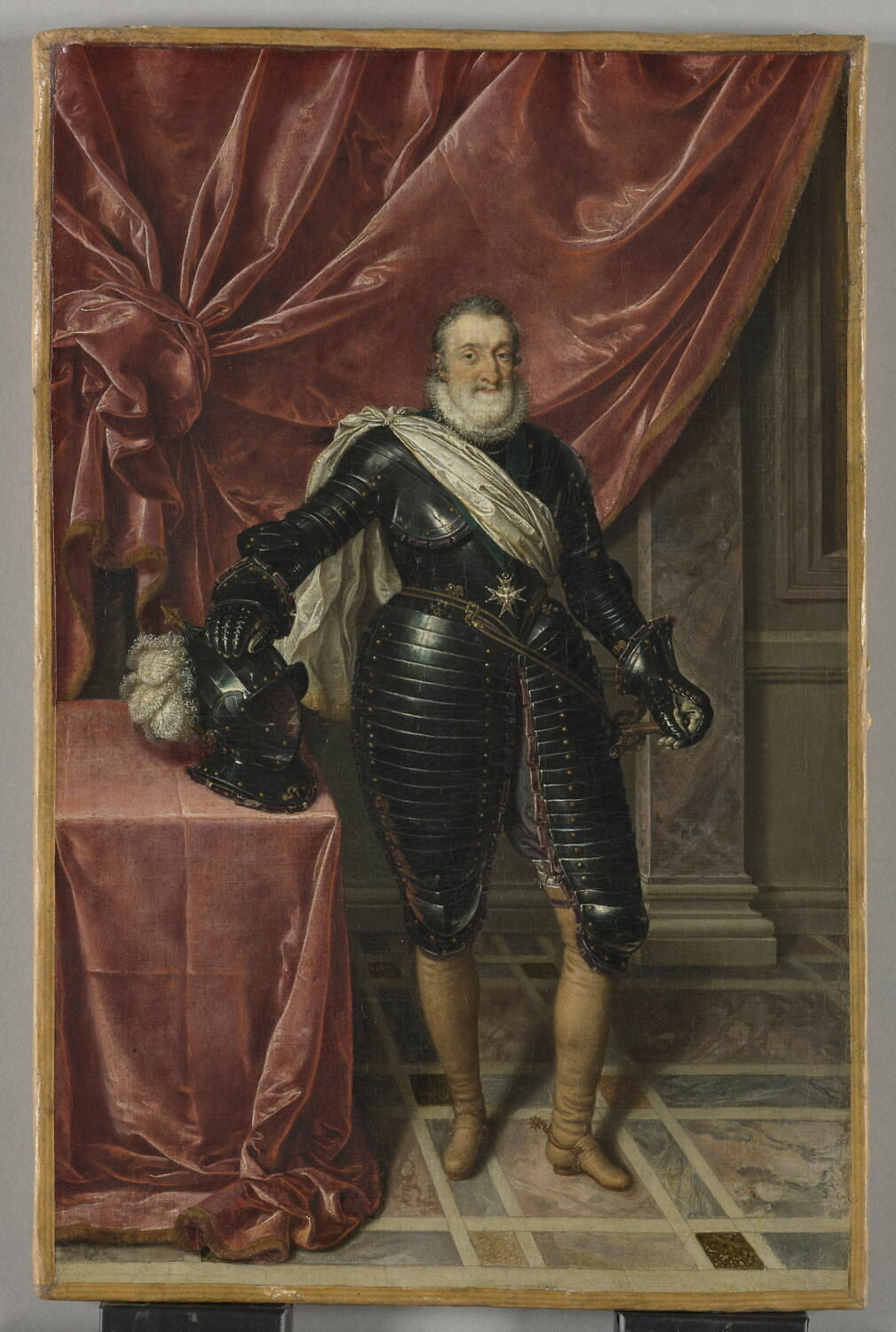 Portrait De Henri IV 1553 1610 Roi De France En Armure Louvre