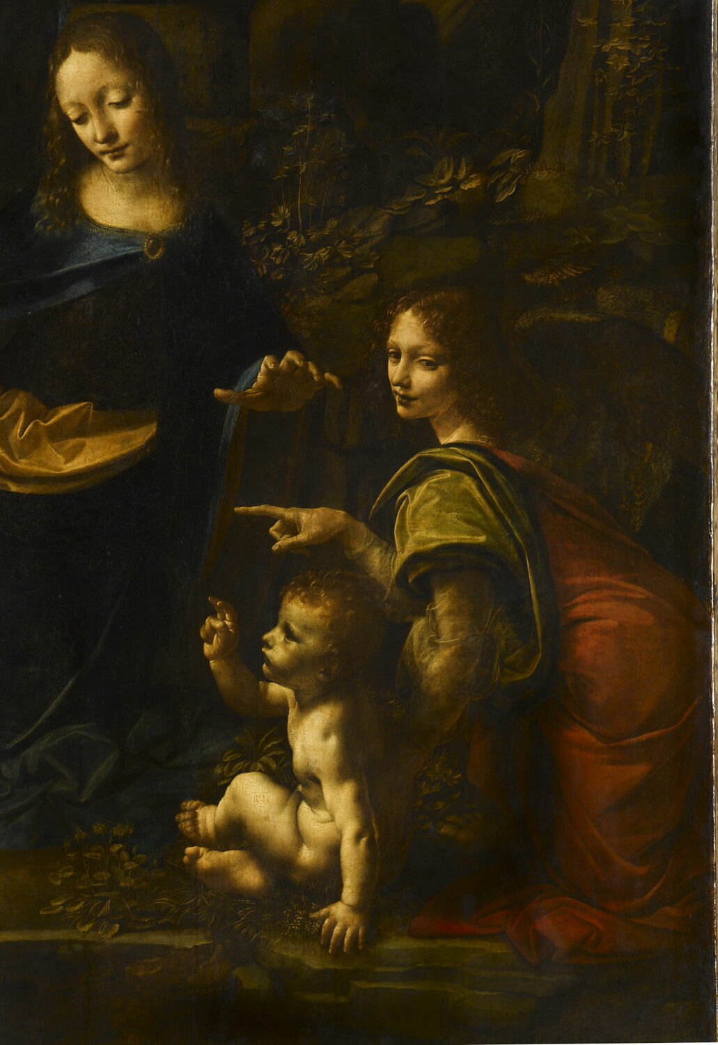 La Vierge l Enfant Jésus saint Jean Baptiste et un ange dit La