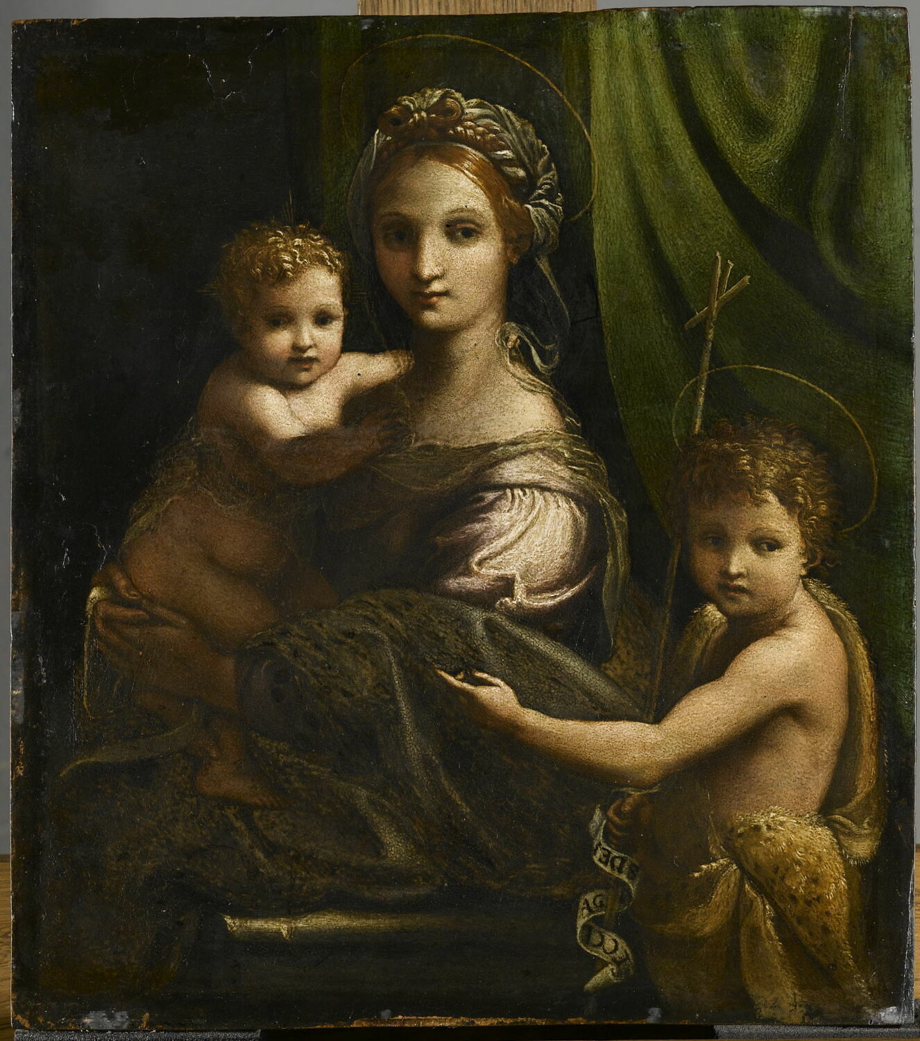 La Vierge à l Enfant avec le petit saint Jean Baptiste Louvre Collections