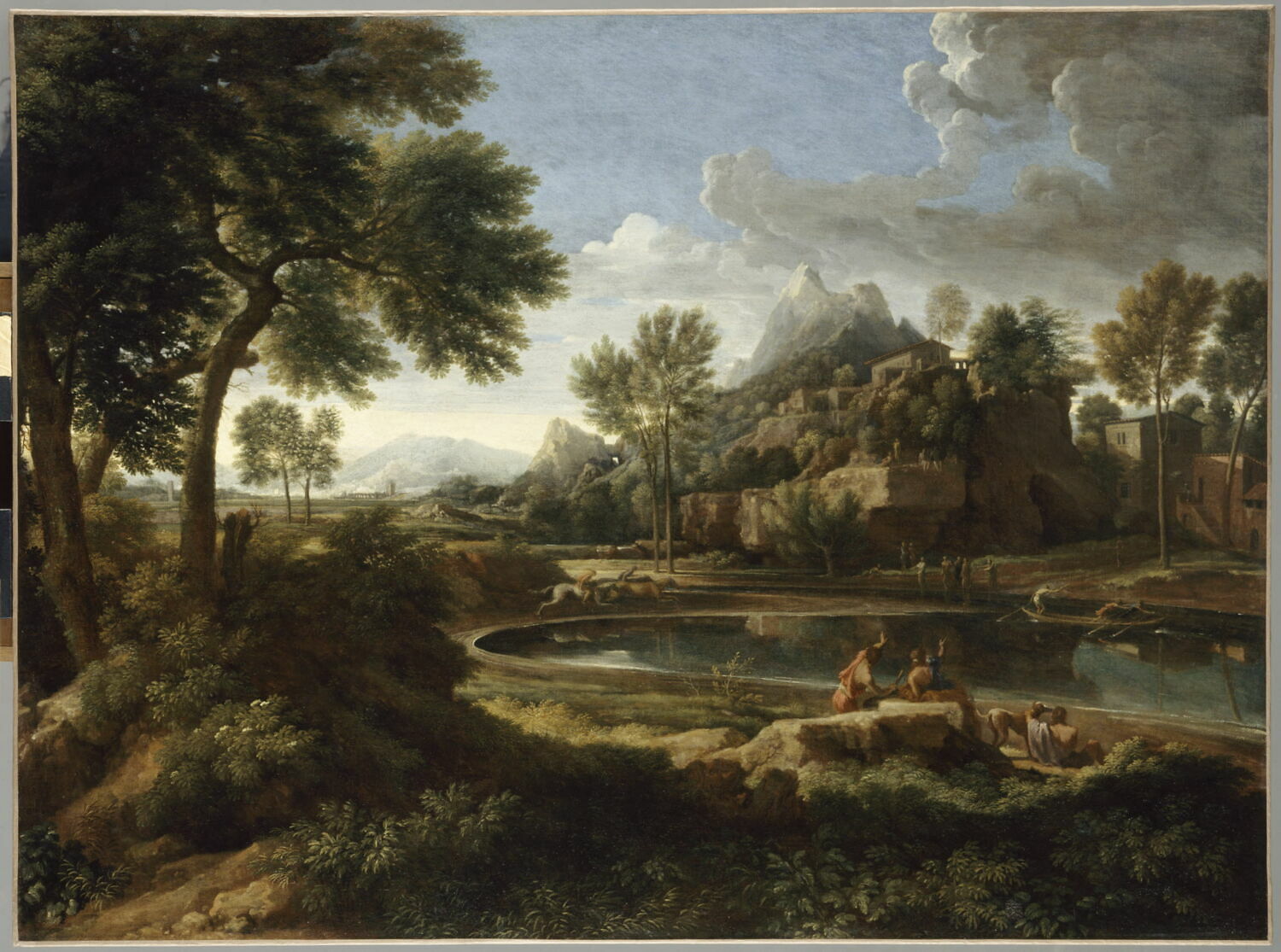 Paysage Au Lac Louvre Collections