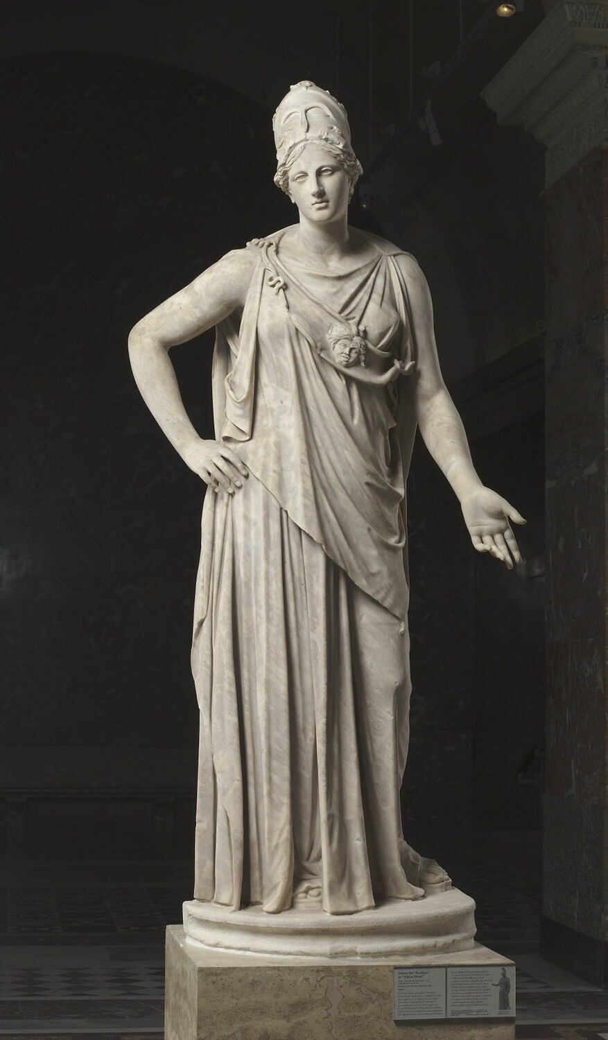 statue ; Athéna Mattéi Louvre Collections