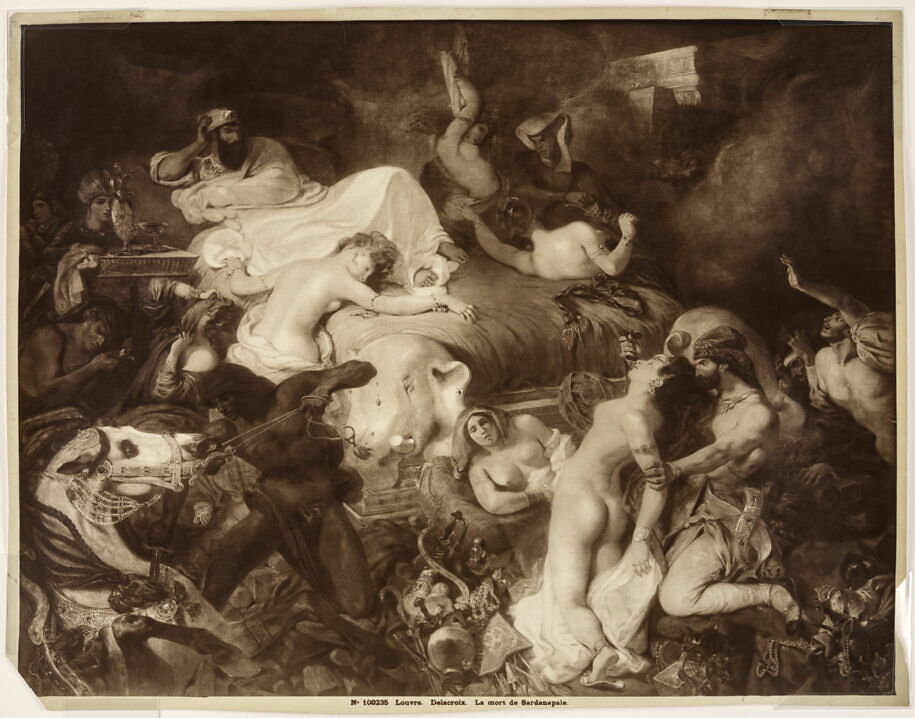 La Mort De Sardanapale D Ap Delacroix Louvre Collections