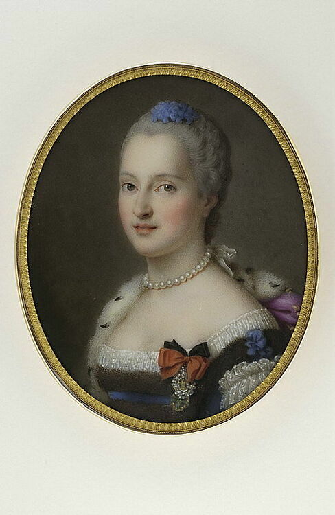 Portrait De Marie Jos Phe De Saxe Dauphine Louvre