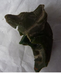 figurine ; masque de pseudo-momie de fils d'Horus, image 1/1