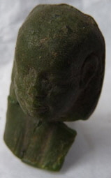 figurine ; masque de pseudo-momie de fils d'Horus