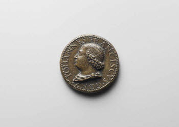 Médaille : Gianfrancesco Gonzaga / la Fortune sur un globe entre une femme victorieuse et un homme captif, image 1/2