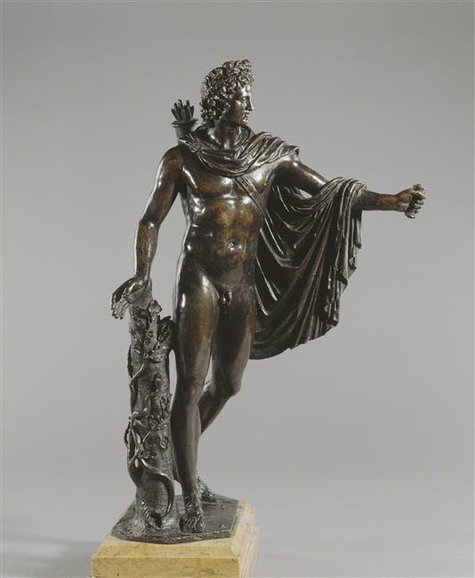 Statuette Apollon du Belvédère Louvre Collections