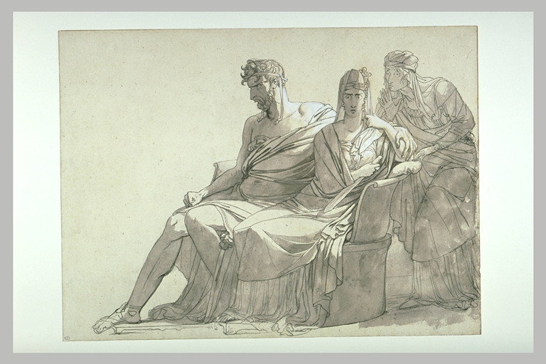 Etude Pour Le Tableau Ph Dre Et Hippolyte Louvre Collections