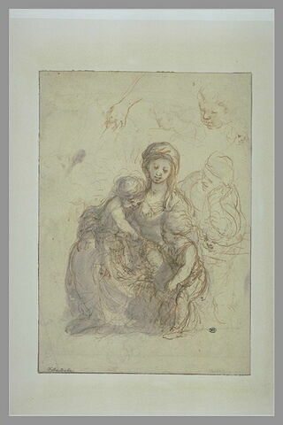 Vierge à l'Enfant avec Sainte Anne et saint Jean-Baptiste, image 2/2