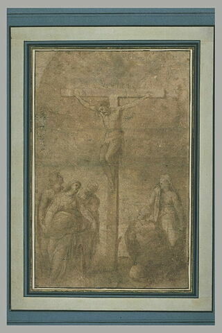 Crucifixion avec la Vierge, saint Jean et les trois Marie
