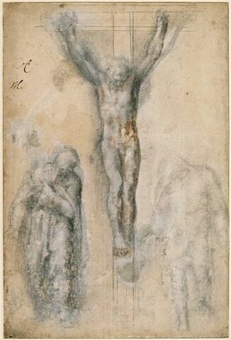 Le Christ en croix avec la Vierge et saint Jean