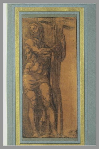 Christ tenant la croix, d'après la statue de Santa Maria sopra Minerva, image 1/2