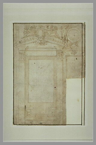 Étude de fenêtre de la salle de Léon X au Palazzo Vecchi de Florence, image 2/2