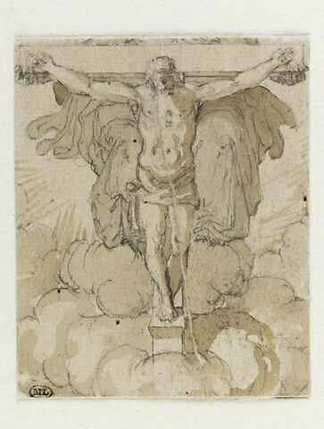 Le Christ sur la croix : fragment d'une Sainte Trinité ?, image 1/2