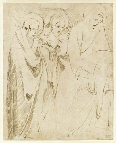 Saint Jean soutenant la Vierge évanouie et deux Saintes Femmes, image 1/2
