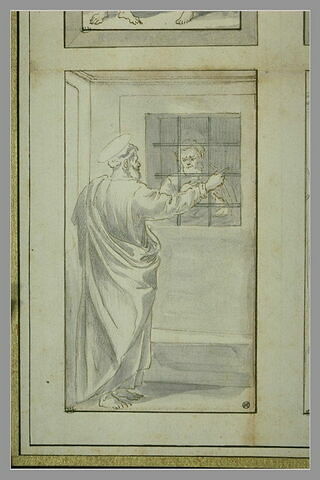 Saint Paul rendant visite à saint Pierre en prison, image 2/2