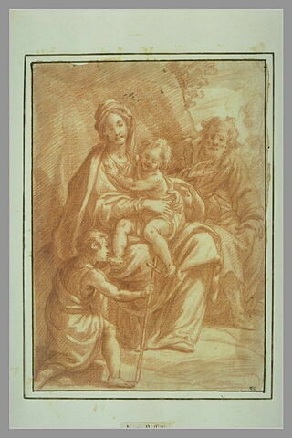 La Sainte Famille avec le petit saint Jean, image 1/1