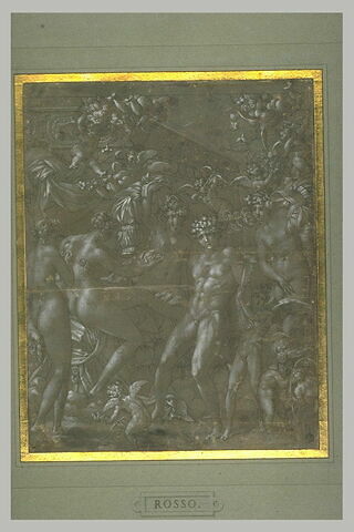 Mars désarmé par Cupidon, et Vénus dévêtue par les nymphes et les amours, image 1/1