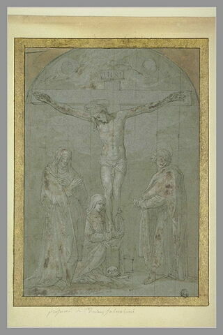 Madeleine, la Vierge et saint Jean au pied de la Croix, image 1/1