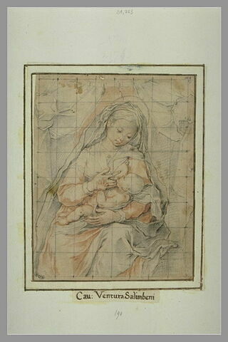 Vierge allaitant l'Enfant
