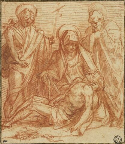 Pietà avec saint Jean-Baptiste et saint Pierre (?), image 1/3