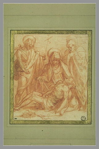 Pietà avec saint Jean-Baptiste et saint Pierre (?), image 3/3