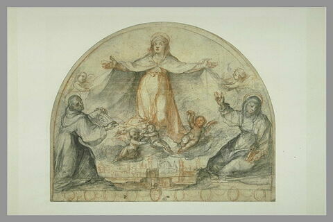 La Vierge en gloire entre saint Bernardin et sainte Catherine, image 1/1