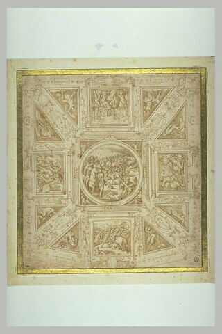 Etude de plafond pour la salle de Giovanni de' Medici, image 2/2