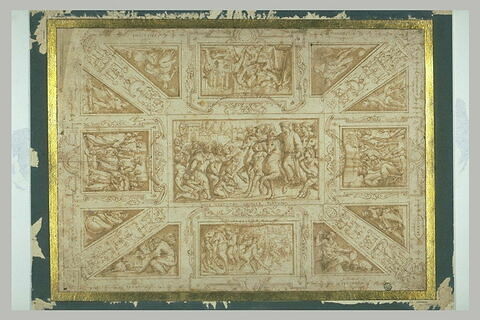 Etude de plafond pour la Sala di Cosimo il Vecchio au Palazzo Vecchio, image 2/2