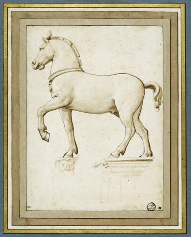 Etude d'après l'un des chevaux de la basilique Saint Marc, à Venise, image 4/4