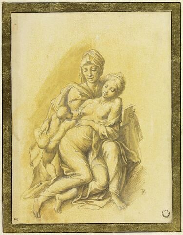 La Vierge à l'Enfant et sainte Anne