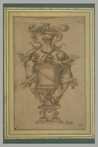 Vase décoratif aux armes des Albergati de Bologne, image 2/4