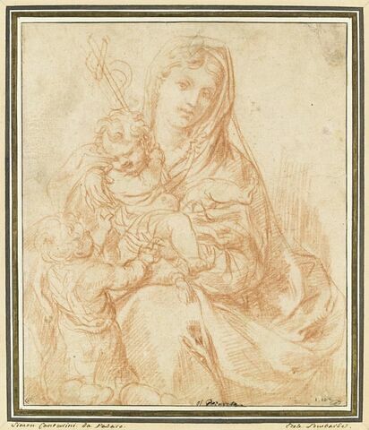 La Vierge tenant l'Enfant et le petit saint Jean, image 1/2