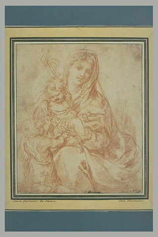 La Vierge tenant l'Enfant et le petit saint Jean, image 2/2