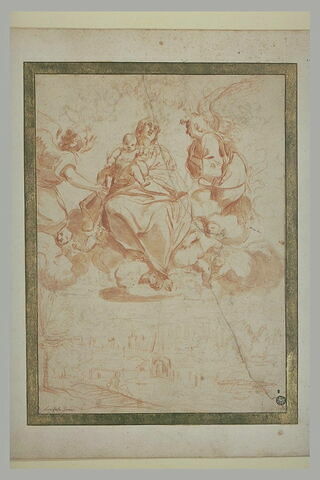 La Vierge et l'Enfant au-dessus de Bologne, image 1/1