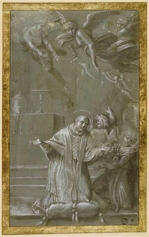 Le Pape saint Grégoire tirant des âmes du purgatoire par ses prières