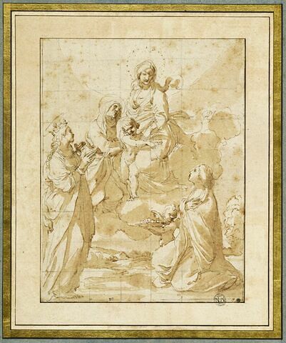 La Vierge à l'Enfant avec sainte Anne et les saintes Justine et Dorothée, image 1/4