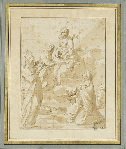 La Vierge à l'Enfant avec sainte Anne et les saintes Justine et Dorothée, image 4/4