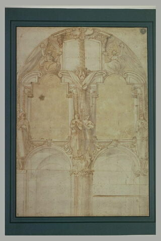 Etude pour le mur de la tribune du Duomo de Piacenza, image 3/3
