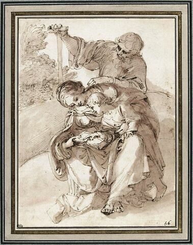 La Vierge apprenant à lire à l'Enfant, avec saint Joseph, image 1/2