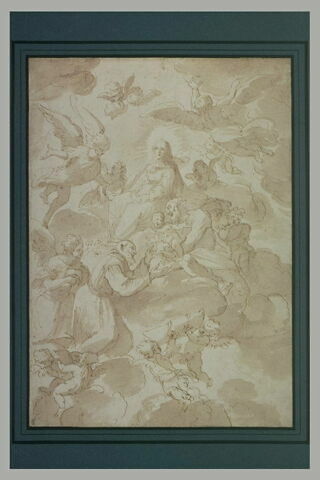 Saint Joseph confiant l'Enfant Jésus à saint François d'Assise, image 2/2