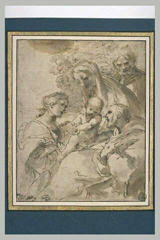 Sainte Famille avec saint François et sainte Catherine, image 1/1