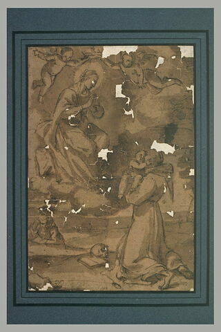 Saint François tenant l'Enfant devant la Vierge, image 2/2