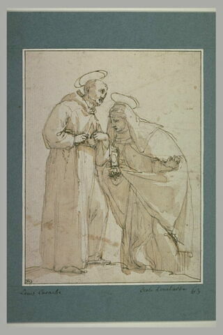 Saint François d'Assise et sainte Claire, image 2/2
