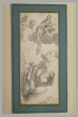 La Vierge à l'Enfant apparaissant à saint Elie le carme, image 2/2