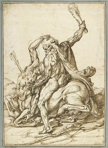 Combat d'Hercule et du centaure Nessos