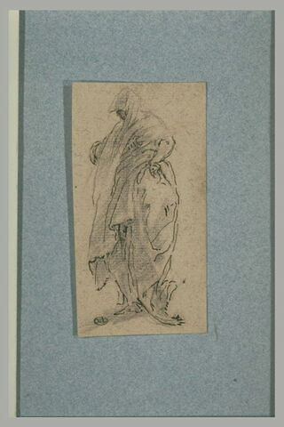 Une figure drapée, de trois quarts à gauche, la main gauche sur la hanche, image 2/2