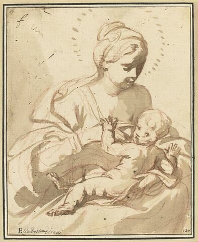 La Vierge allaitant l'Enfant, image 1/2