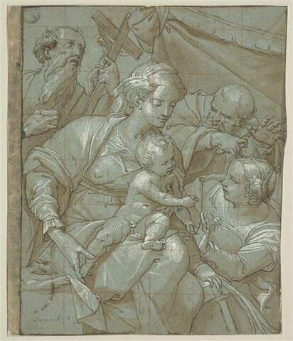 Vierge à l'Enfant avec saint Jérôme, saint Joseph et sainte Catherine
