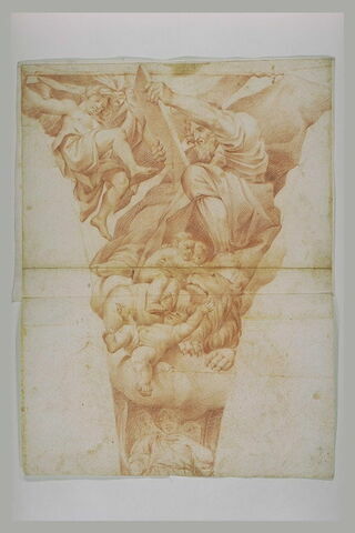 Saint Marc entouré d'anges et de son lion, image 1/1